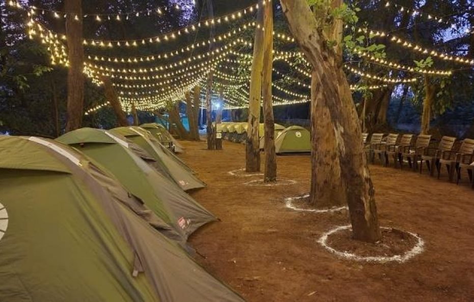 Saguna Baug’s Riverside Camping Tent House