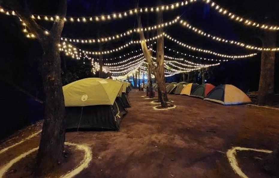 Saguna Baug’s Riverside Camping Tent House