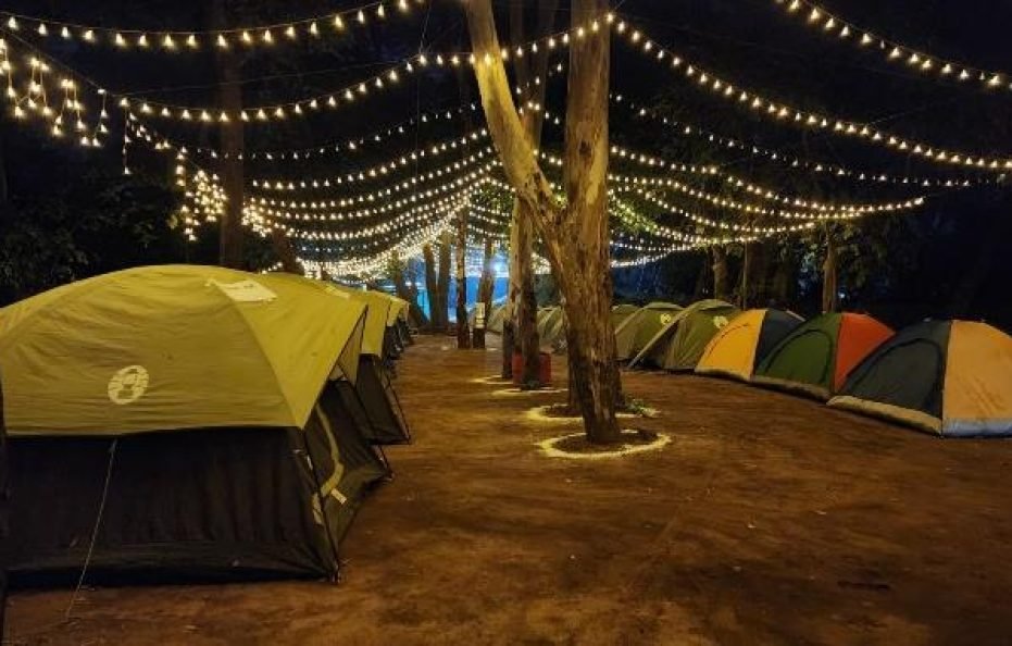 Saguna Baug’s Riverside Camping Tent House