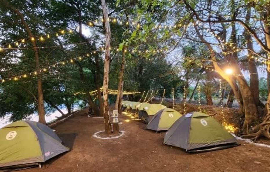 Saguna Baug’s Riverside Camping Tent House