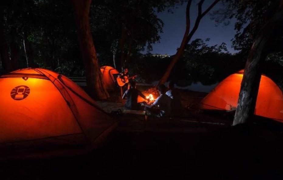 Saguna Baug’s Riverside Camping Tent House