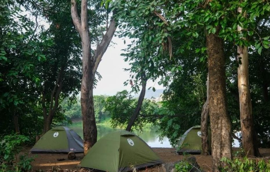 Saguna Baug’s Riverside Camping Tent House